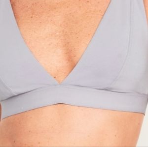 Old Navy Supima® Cotton-Blend Plunge Bralette Top for Women